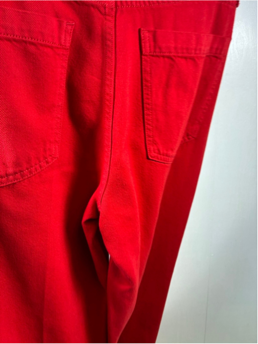Pistola NWOT Samba Wide Leg Jeans in Red Size 27 - Picture 3 of 9